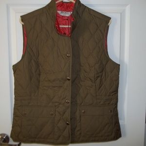 Eddie Bauer Down vest size xl Olive